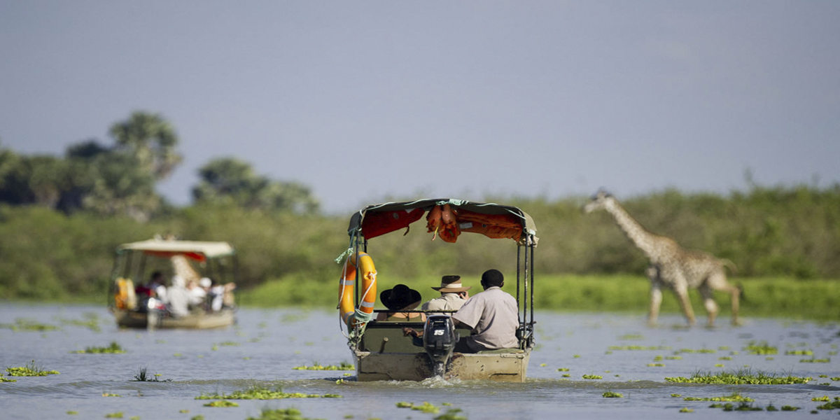 Boat Cruise in Nyerere National Park. Discovery Journeys